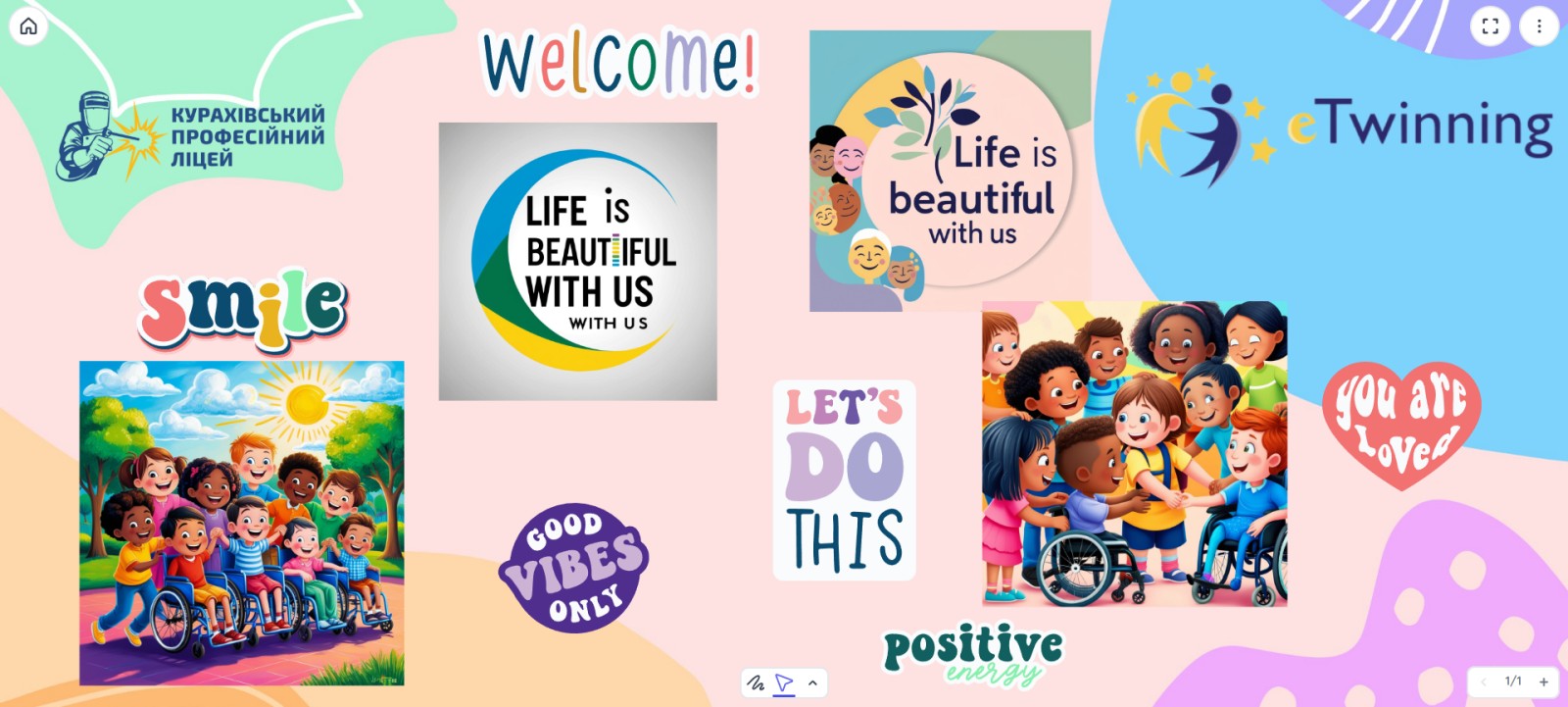 Міжнародний eTwinning проєкт “LIFE IS BEAUTIFUL WITH US”